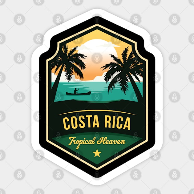 Costa Rica tropical heaven Sticker by NeedsFulfilled